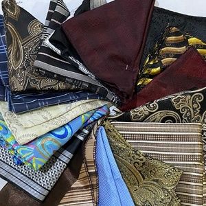 *Bundle* Handkerchiefs/ Pocket squares assorted patterns and colors